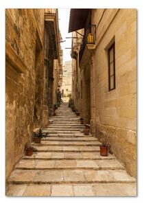 Fotografie imprimată pe sticlă Strazi din Malta