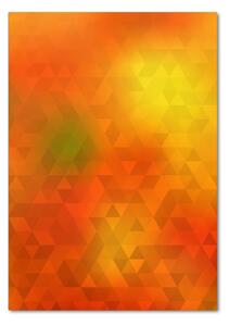 Tablou acrilic triunghiuri abstractizare