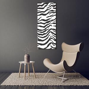 Pictura pe sticlă acrilică fundal Zebra