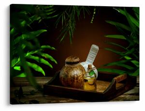 Tablou cu obiectele spa (70x50 cm)