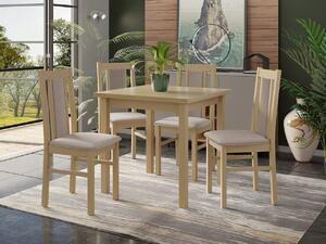 Set sufragerie (pentru 4 persoane) Arnold AL27 (sonoma + bej deschis). 1121741