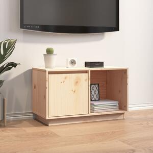 Comodă TV, 74x35x44 cm, lemn masiv de pin