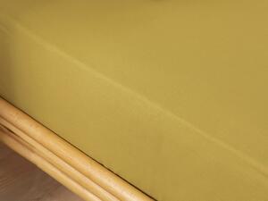 Straight Set Cearşaf din Bumbac cu Elastic și Față de Pernă,Single 100x200 Cm Verde Kiwi