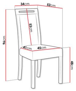 Scaun bucătărie Hellen V (crem + alb). 1122265
