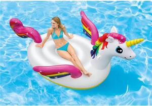INTEX Saltea de piscină, Mega Unicorn Island, 57281EU