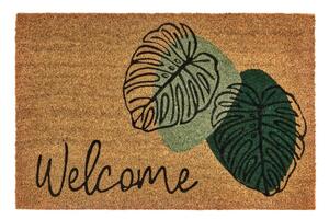 Covoraș de intrare din fibre de nucă de cocos 40x60 cm Welcome – Casa Selección
