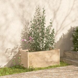Jardinieră de grădină, 100x50x50 cm, lemn masiv de pin