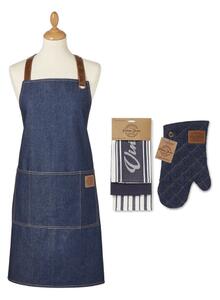 Set cu prosoape, șorț și mănușă de bucătărie 5 buc. Oxford Denim – Cooksmart ®