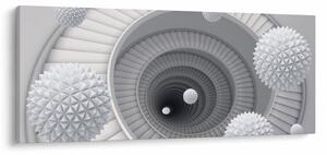 Tablou cu abstracție 3D (120x50 cm)