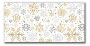 Tablou pe panza canvas Fulgi de zăpadă de iarnă de Crăciun