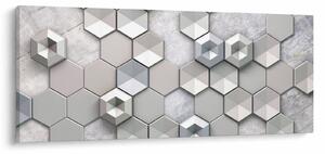 Tablou cu abstracție 3D (120x50 cm)