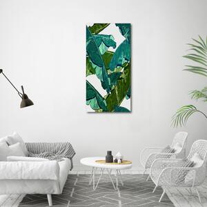 Imprimare tablou canvas frunze de bananier