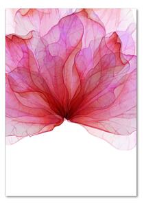 Tablou pe sticlă acrilică floare roz
