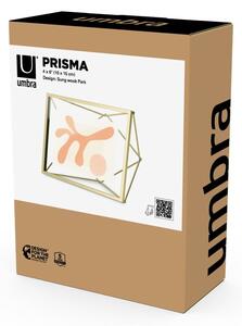 Ramă foto aurie din metal 15x20 cm Prisma – Umbra