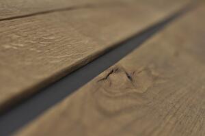 Masa lucrata manual din lemn de stejar natural • model LOST