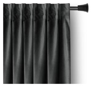 Draperie gri dimout (semi-opacă) din catifea 140x270 cm – Restilo