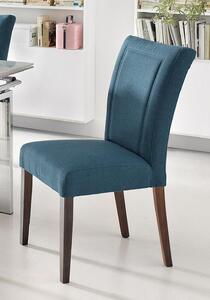 Set 2 scaune Zena albastru petrol stofa 48/65/93 cm
