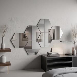 Panouri decorative oglinzi hexagonale, cu finisaj reflectorizant