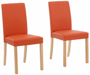 Set 2 scaune Nina terra 44/52,5/90 cm