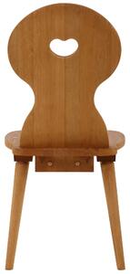 Set 2 scaune Ulf natur 45/47/95 cm