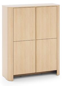 Comodă înaltă Sorrenti 103 cm - stejar Vicenza