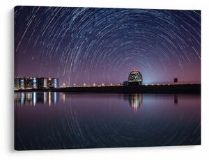Tablou cu cerul nocturn și stele (70x50 cm)