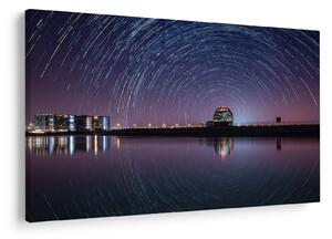 Tablou cu cerul nocturn și stele (90x60 cm)