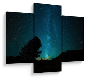 Tablou cu cerul nocturn și stele (90x60 cm)