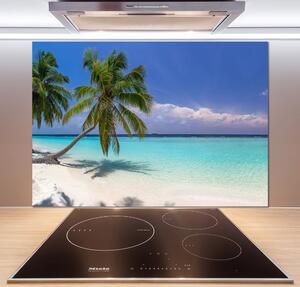 Sticlă bucătărie Panorama a plajei