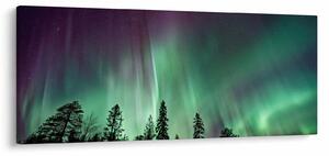 Tablou cu Northern Lights (120x50 cm)