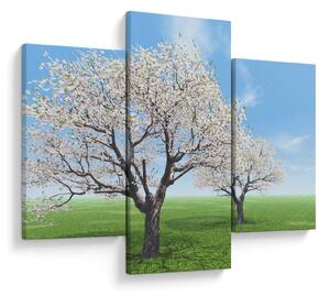 Tablou cu copaci (90x60 cm)
