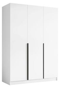 Dulap Closico Decoron I, Negru, Alb, 215x150x58cm, 148.5 kg, Uși dulap: Cu balamale, Numărul de rafturi: 9, Numărul de rafturi: 9