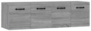 Dulapuri de perete, 2 buc., gri sonoma, 80x35x36,5 cm, lemn