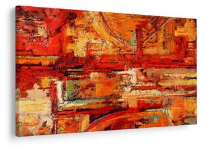Tablou cu pictură pe pereți (90x60 cm)
