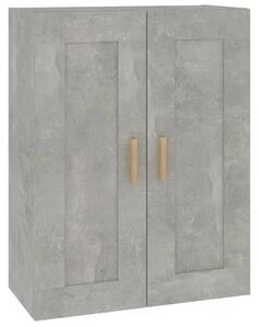 Dulap de perete, gri beton, 69,5x32,5x90 cm, lemn prelucrat