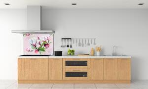 Panou de bucătărie flori magnolia