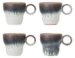 Cești albastre 4 buc. din gresie 300 ml Nigel – Bloomingville