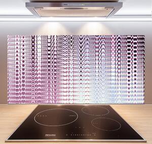 Panou sticlă bucătărie opera de arta fractală