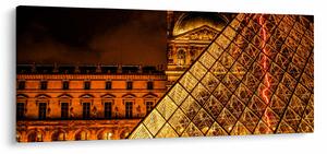 Tablou cu Louvre la Pris (120x50 cm)