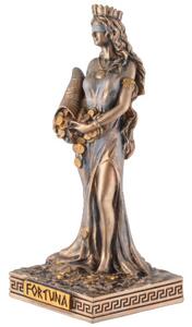 Mini statueta mitologica zeita norocului Fortuna 9 cm