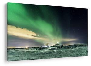 Tablou cu Aurora Borealis (90x60 cm)