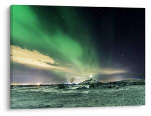 Tablou cu Aurora Borealis (70x50 cm)