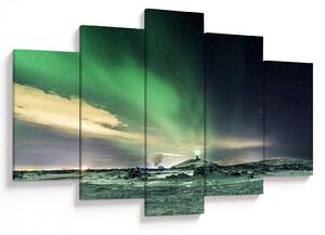 Tablou cu Aurora Borealis (150x105 cm)