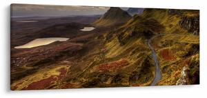 Tablou cu munții din Scoția (120x50 cm)