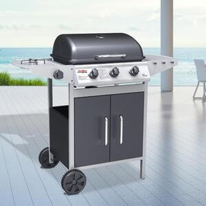 Grătar BBQ pe gaz cu arzător lateral Avenberg BOSTON