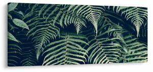 Tablou cu frunze de ferigă (120x50 cm)