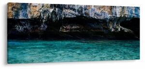 Tablou cu apă și stâci (120x50 cm)