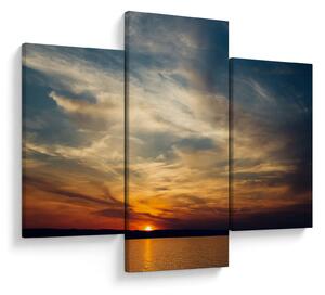 Tablou cu apus de soare (90x60 cm)