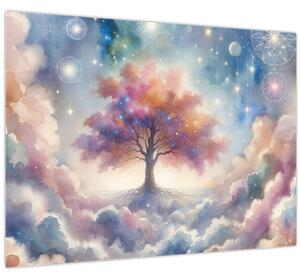 Tablou – Arborele vieții printre nori (70x50 cm)