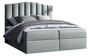 Pat boxspring CantusBoxspring, Single, Gri deschis, 120x200, Tapiterie, Somiera patSomiera pat, 12x21x13cm